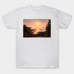 Hazy Ocean Sunset T-Shirt